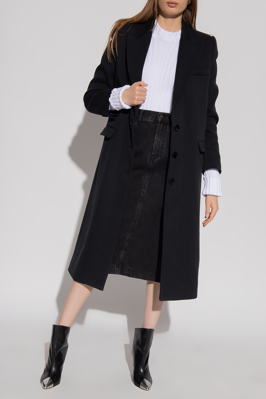 Black 'De-Ronny' denim skirt Diesel - SchaferandweinerShops